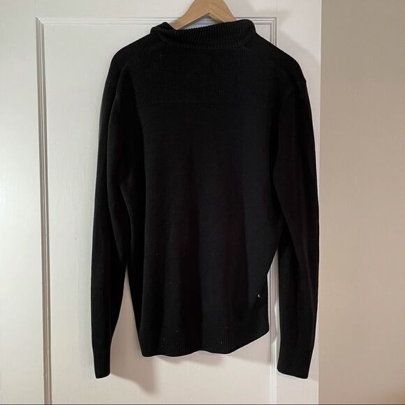 Medium Geoffrey Beene Black quarter zip sweater - Picture 5 of 12